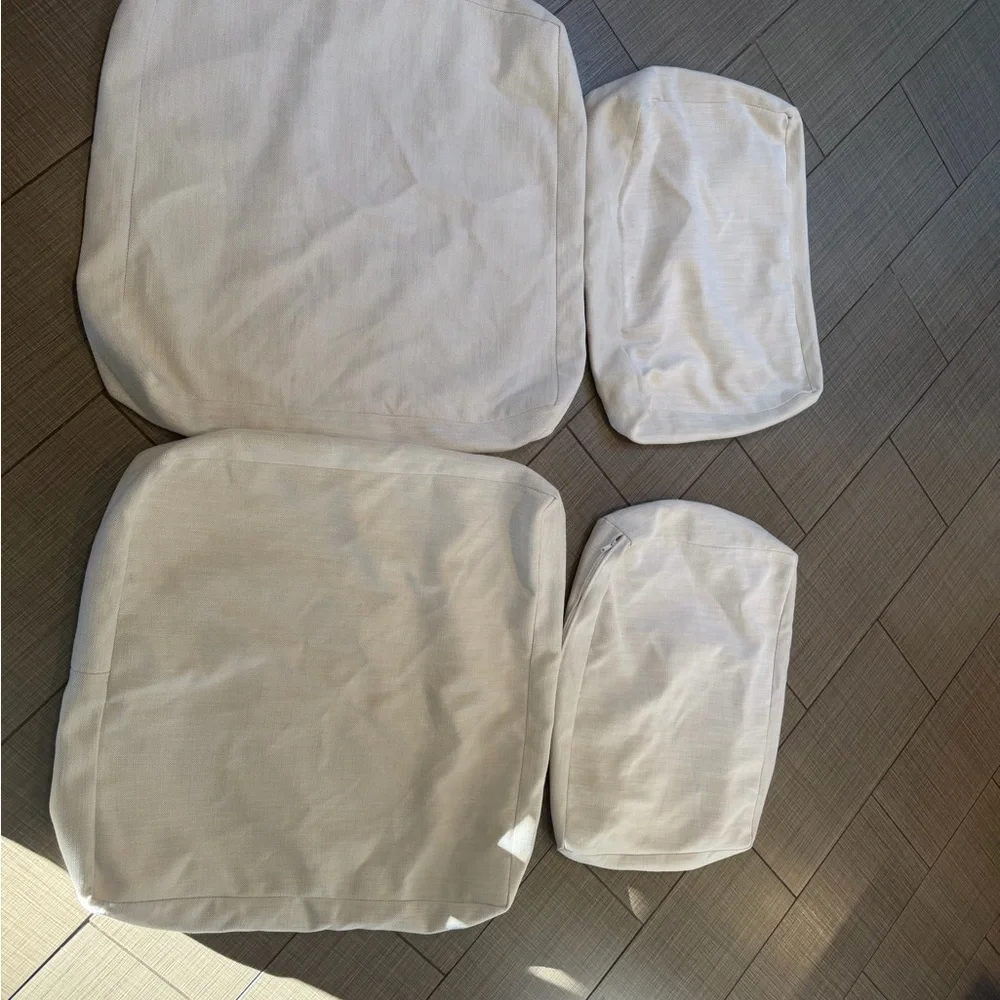 Restoration Hardware Belvedere Classic Lounge Chair Covers (Casings) in Natural